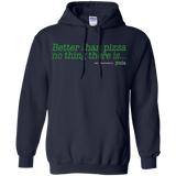 Sweatshirts Navy / S Eat pizza, You must Pullover Hoodie