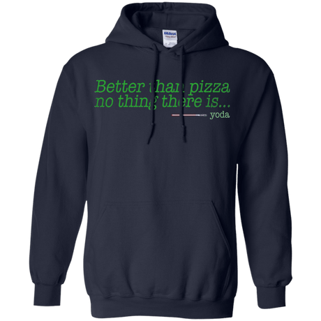 Sweatshirts Navy / S Eat pizza, You must Pullover Hoodie