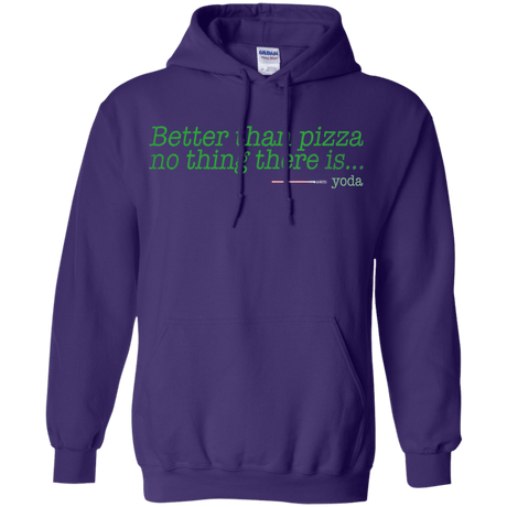 Sweatshirts Purple / S Eat pizza, You must Pullover Hoodie