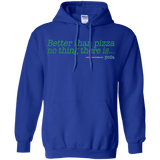 Sweatshirts Royal / S Eat pizza, You must Pullover Hoodie