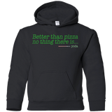 Sweatshirts Black / YS Eat pizza, You must Youth Hoodie