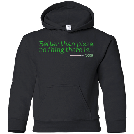 Sweatshirts Black / YS Eat pizza, You must Youth Hoodie