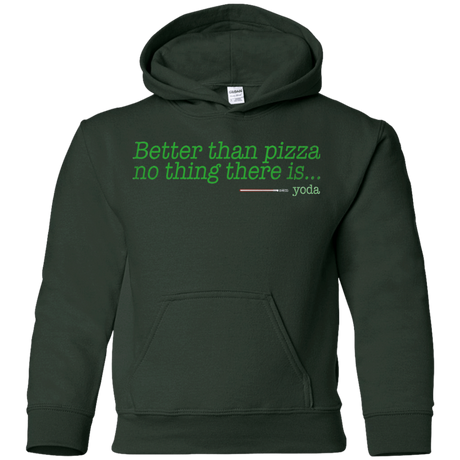 Sweatshirts Forest Green / YS Eat pizza, You must Youth Hoodie