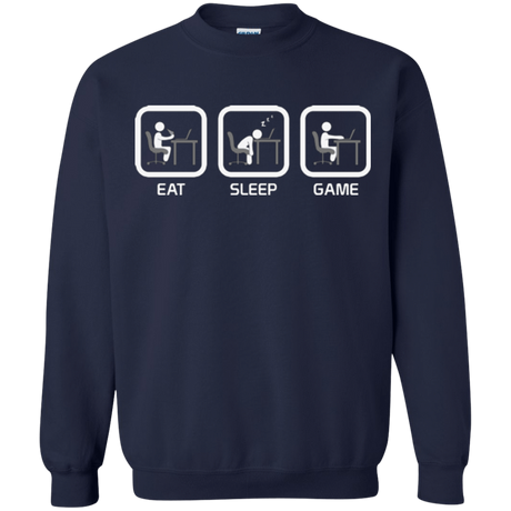 Sweatshirts Navy / Small Eat Sleep Game PC Crewneck Sweatshirt