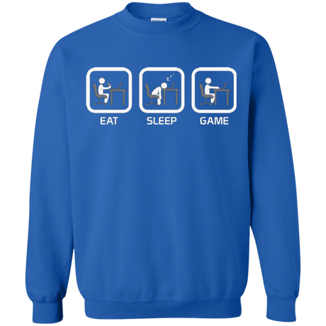 Sweatshirts Royal / Small Eat Sleep Game PC Crewneck Sweatshirt