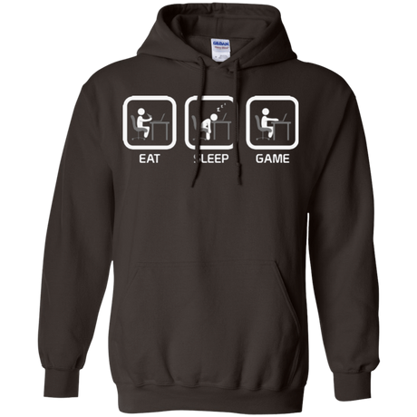 Sweatshirts Dark Chocolate / Small Eat Sleep Game PC Pullover Hoodie
