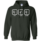 Sweatshirts Forest Green / Small Eat Sleep Game PC Pullover Hoodie
