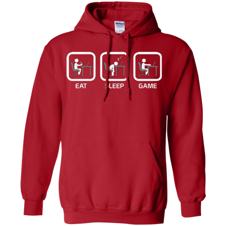 Sweatshirts Red / Small Eat Sleep Game PC Pullover Hoodie