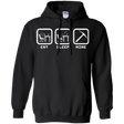 Sweatshirts Black / Small Eat Sleep Mine Pullover Hoodie