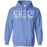 Sweatshirts Carolina Blue / Small Eat Sleep Mine Pullover Hoodie