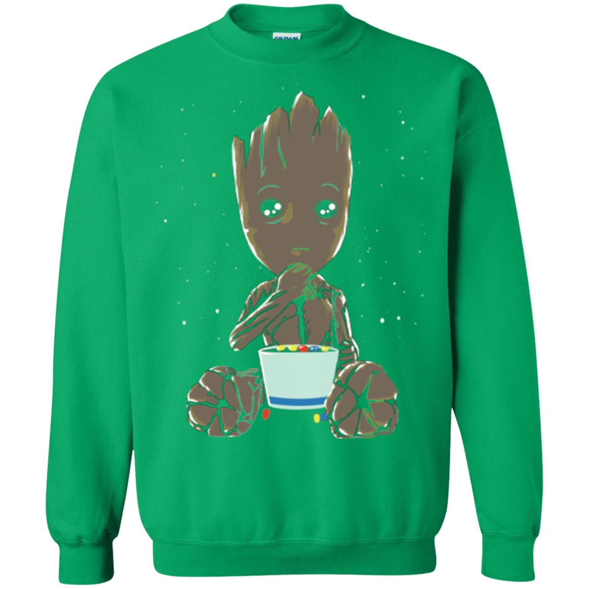 Sweatshirts Irish Green / Small Eating Candies Crewneck Sweatshirt