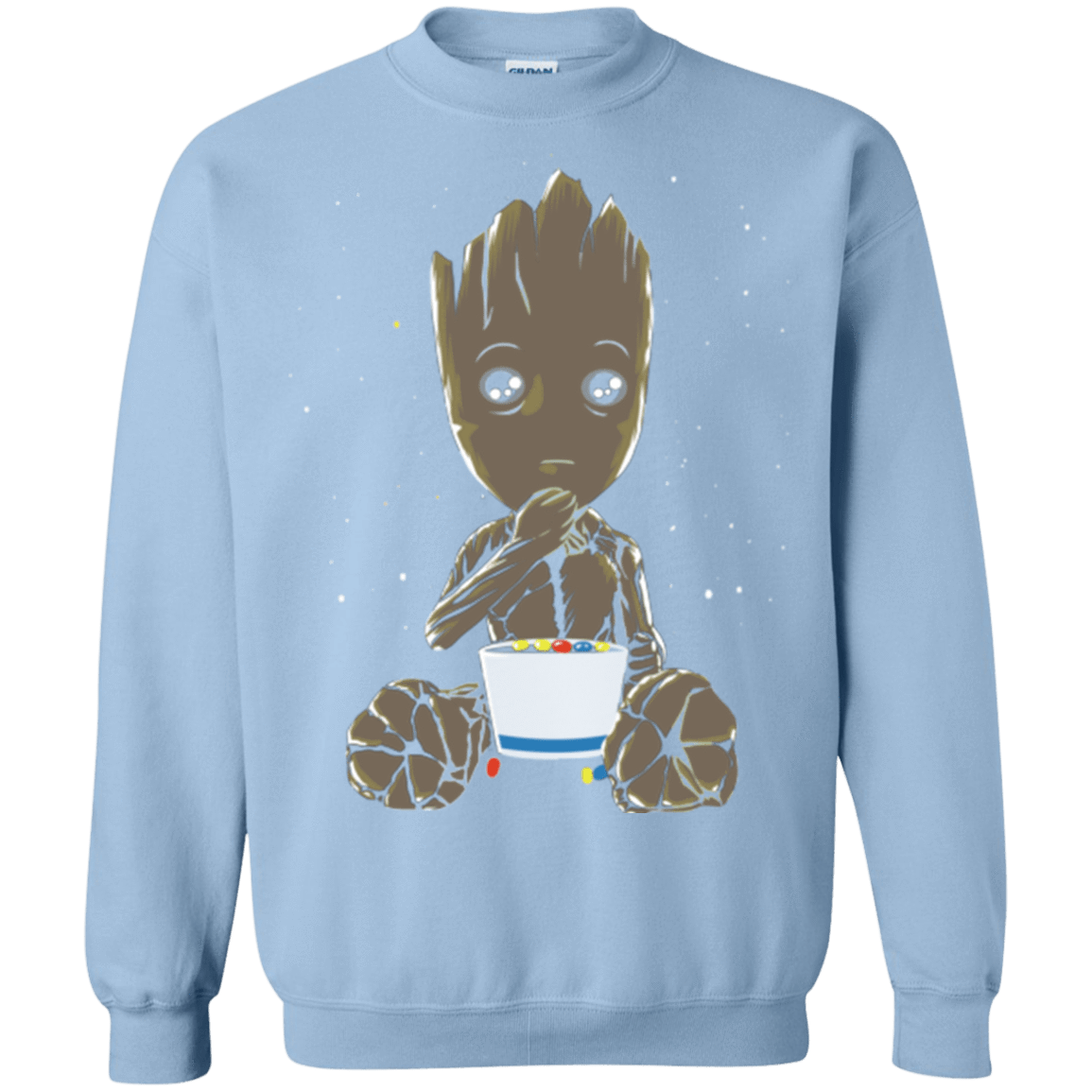 Sweatshirts Light Blue / Small Eating Candies Crewneck Sweatshirt