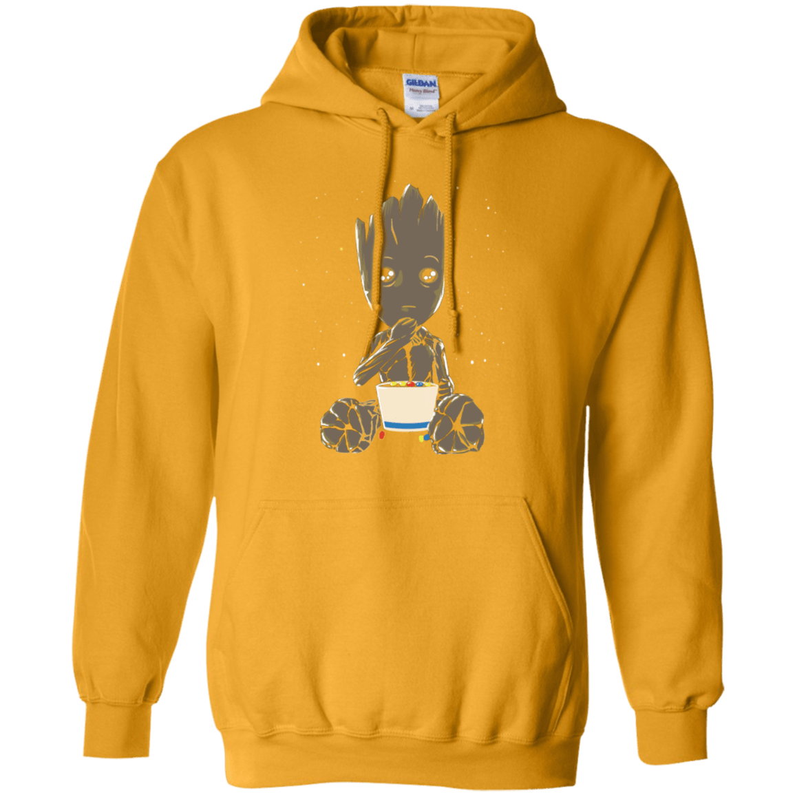 Sweatshirts Gold / Small Eating Candies Pullover Hoodie