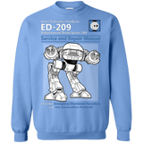 Sweatshirts Carolina Blue / Small ED209 SERVICE & REPAIR MANUAL Crewneck Sweatshirt