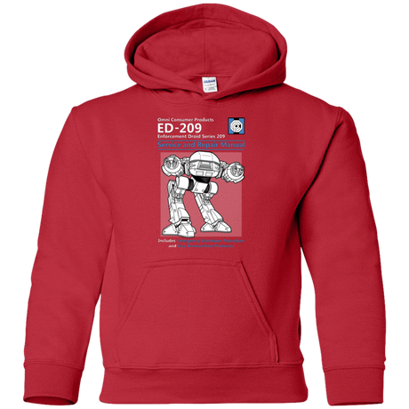 Sweatshirts Red / YS ED209 SERVICE & REPAIR MANUAL Youth Hoodie