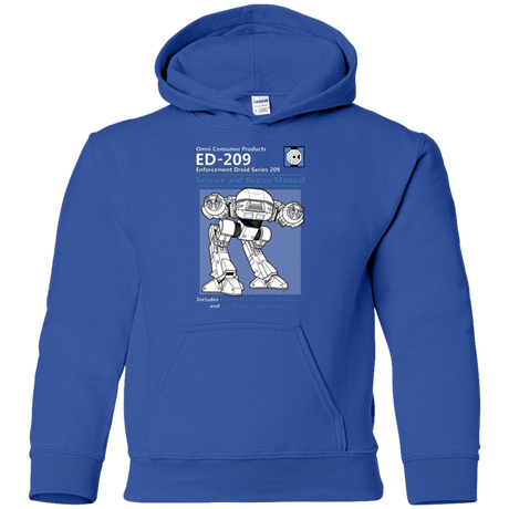 Sweatshirts Royal / YS ED209 SERVICE & REPAIR MANUAL Youth Hoodie