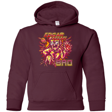 Sweatshirts Maroon / YS Edgar Allan Bro Youth Hoodie