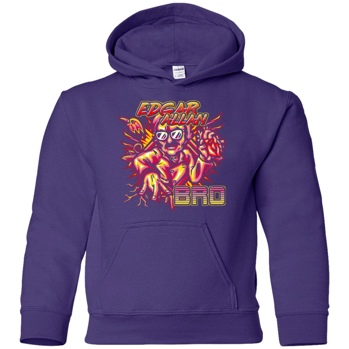 Sweatshirts Purple / YS Edgar Allan Bro Youth Hoodie