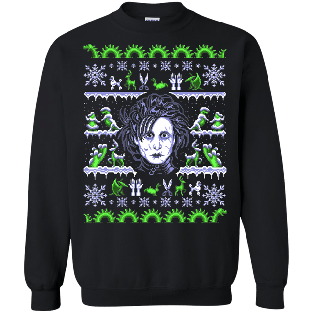 Sweatshirts Black / Small Edward Scissorhands ugly sweater Crewneck Sweatshirt