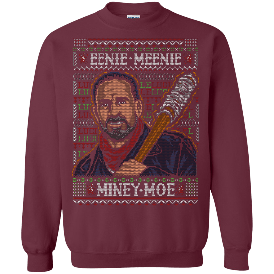 Sweatshirts Maroon / Small Eenie Meenie Miney Moe Crewneck Sweatshirt