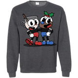 Sweatshirts Dark Heather / S Eggnoghead and Puddingman Crewneck Sweatshirt