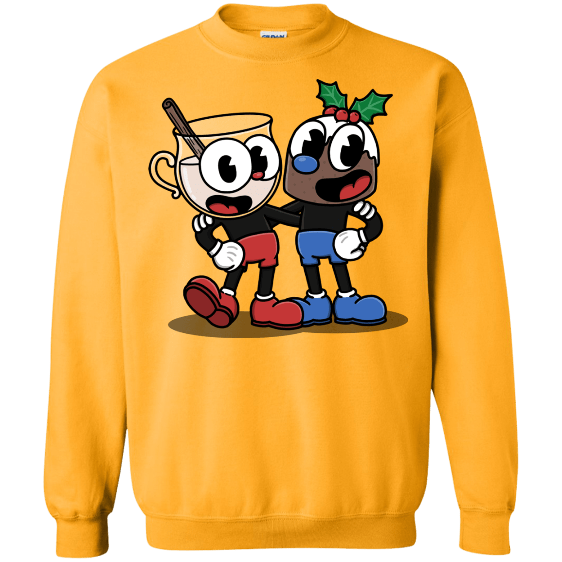 Sweatshirts Gold / S Eggnoghead and Puddingman Crewneck Sweatshirt