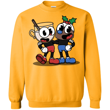 Sweatshirts Gold / S Eggnoghead and Puddingman Crewneck Sweatshirt