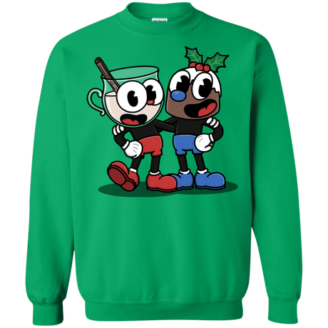 Sweatshirts Irish Green / S Eggnoghead and Puddingman Crewneck Sweatshirt