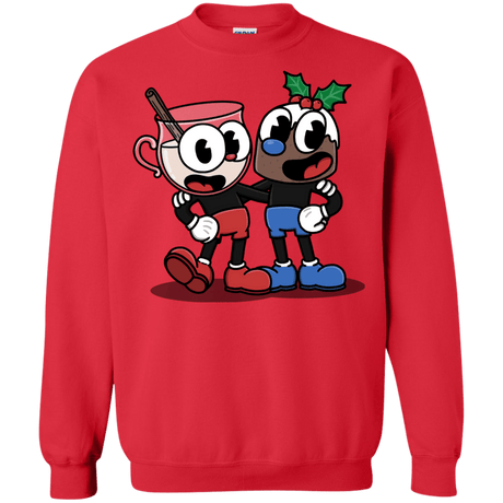 Sweatshirts Red / S Eggnoghead and Puddingman Crewneck Sweatshirt