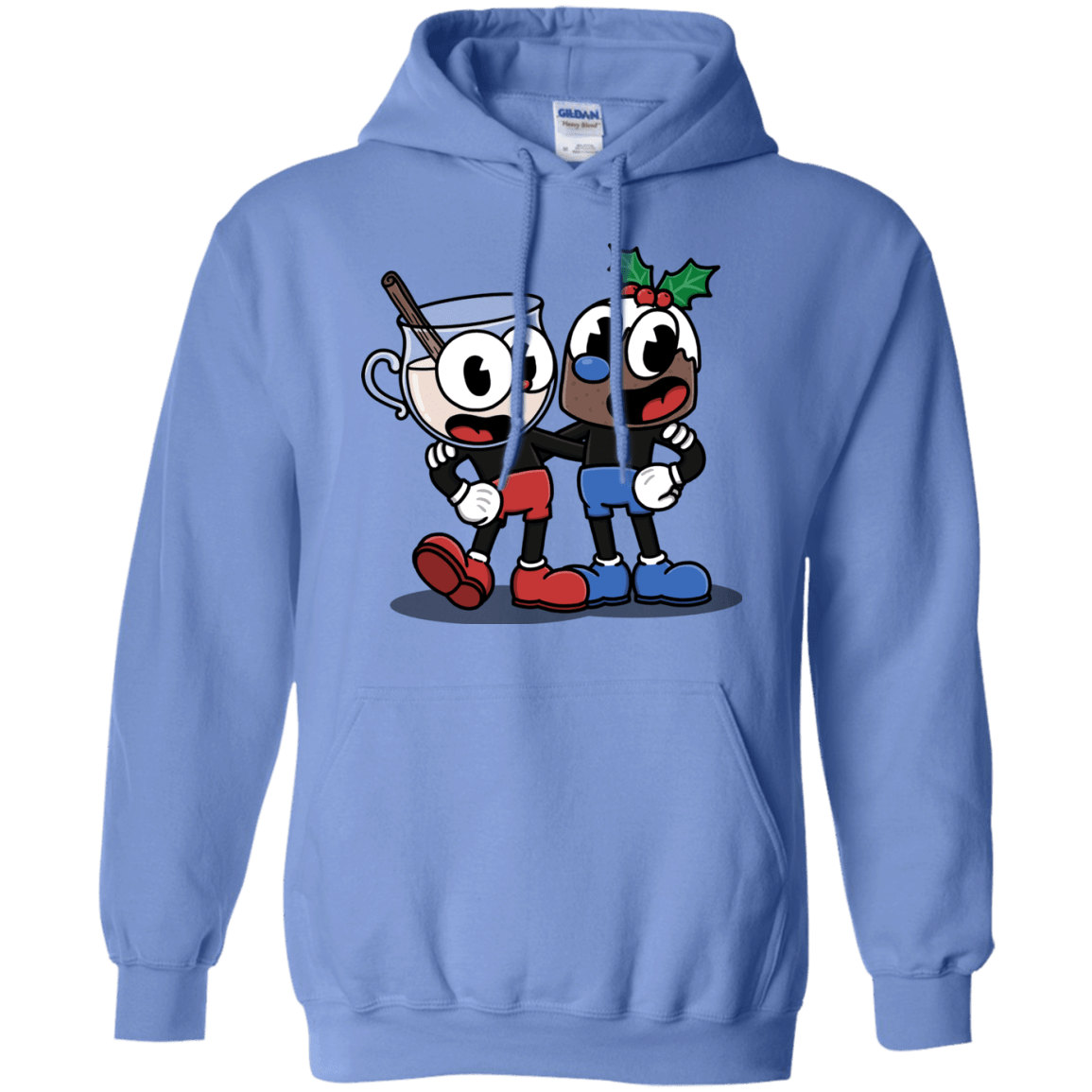 Sweatshirts Carolina Blue / S Eggnoghead and Puddingman Pullover Hoodie