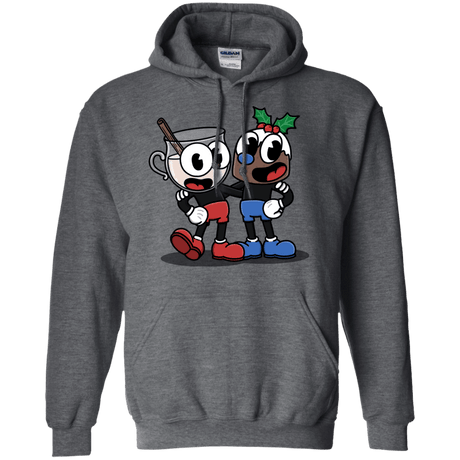 Sweatshirts Dark Heather / S Eggnoghead and Puddingman Pullover Hoodie