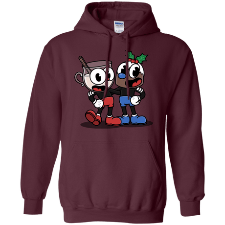 Sweatshirts Maroon / S Eggnoghead and Puddingman Pullover Hoodie