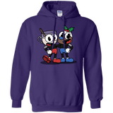 Sweatshirts Purple / S Eggnoghead and Puddingman Pullover Hoodie