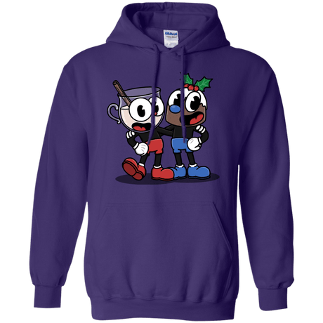 Sweatshirts Purple / S Eggnoghead and Puddingman Pullover Hoodie