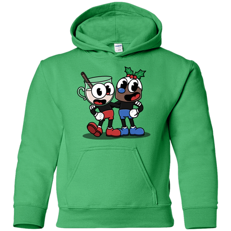 Sweatshirts Irish Green / YS Eggnoghead and Puddingman Youth Hoodie