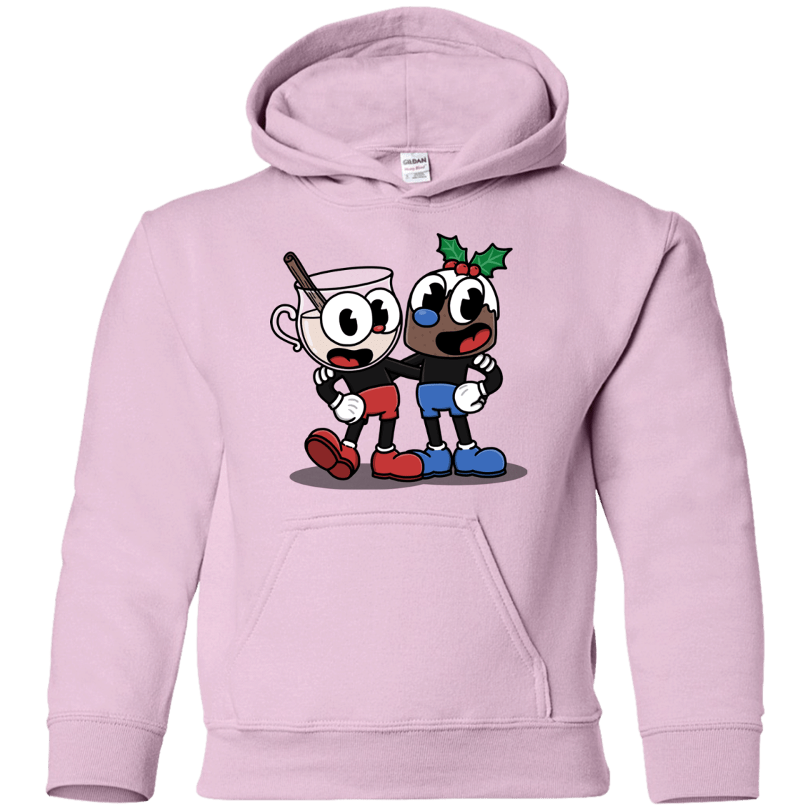Sweatshirts Light Pink / YS Eggnoghead and Puddingman Youth Hoodie