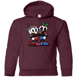 Sweatshirts Maroon / YS Eggnoghead and Puddingman Youth Hoodie