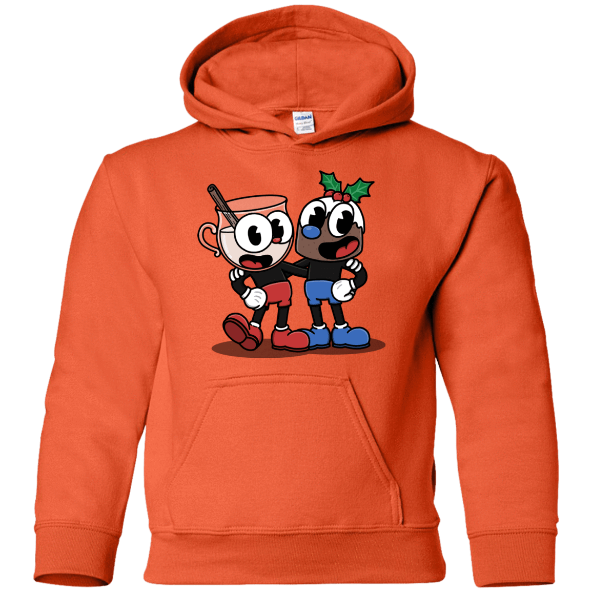 Sweatshirts Orange / YS Eggnoghead and Puddingman Youth Hoodie
