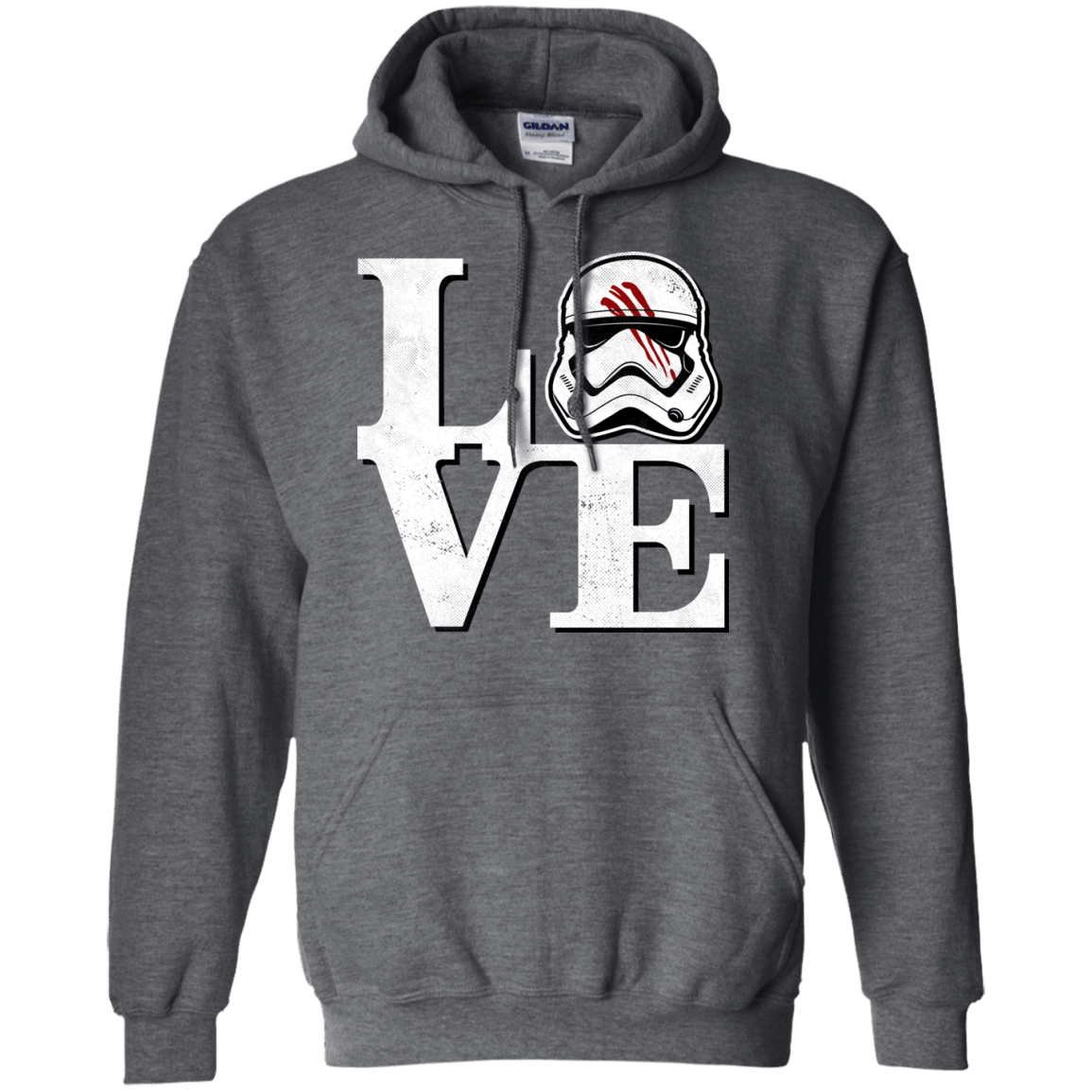 Sweatshirts Dark Heather / Small Eight Seven Love Pullover Hoodie