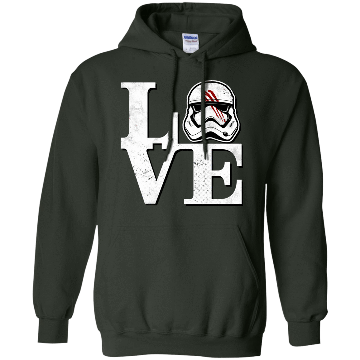 Sweatshirts Forest Green / Small Eight Seven Love Pullover Hoodie