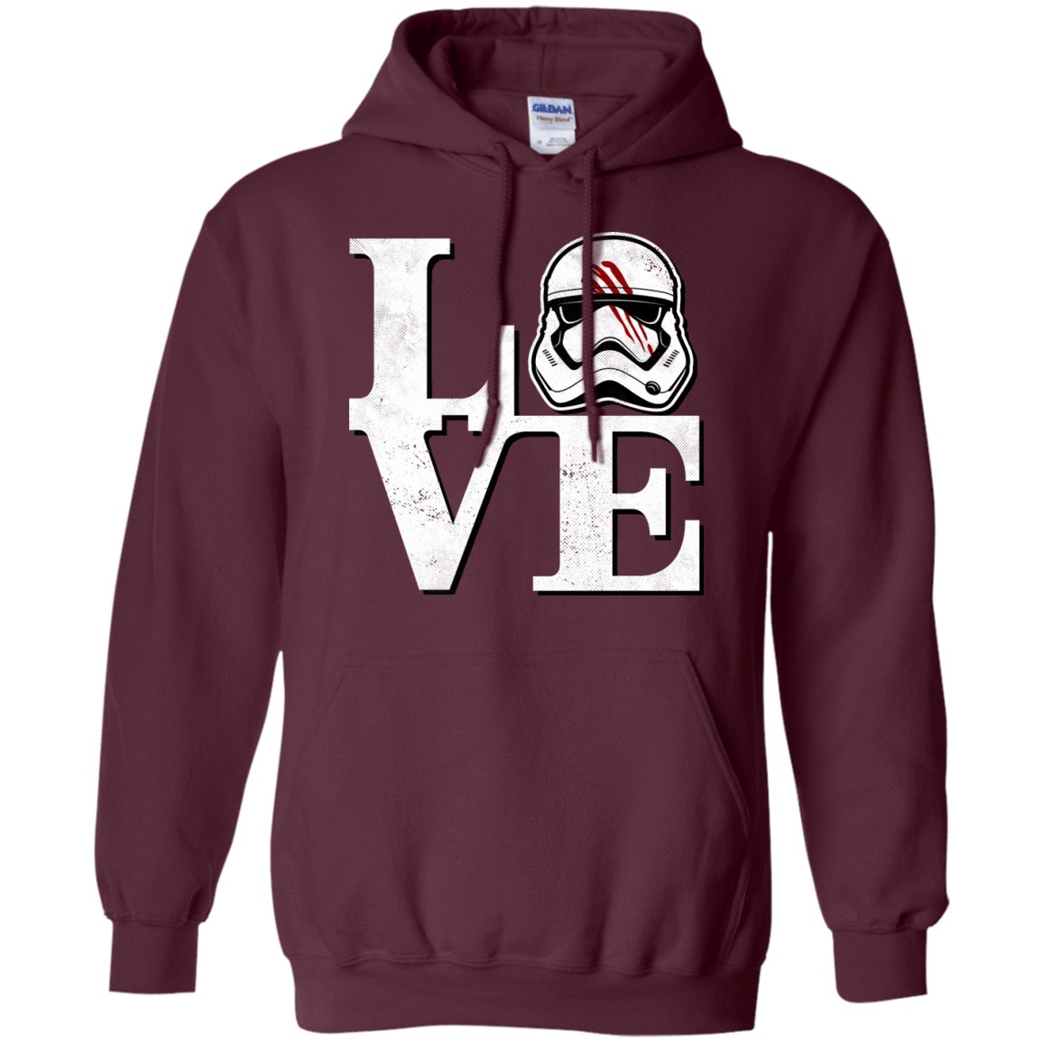 Sweatshirts Maroon / Small Eight Seven Love Pullover Hoodie