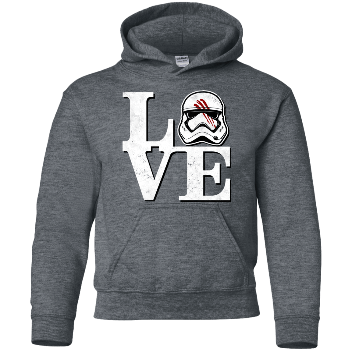 Sweatshirts Dark Heather / YS Eight Seven Love Youth Hoodie