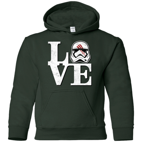 Sweatshirts Forest Green / YS Eight Seven Love Youth Hoodie