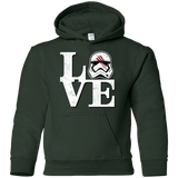 Sweatshirts Forest Green / YS Eight Seven Love Youth Hoodie