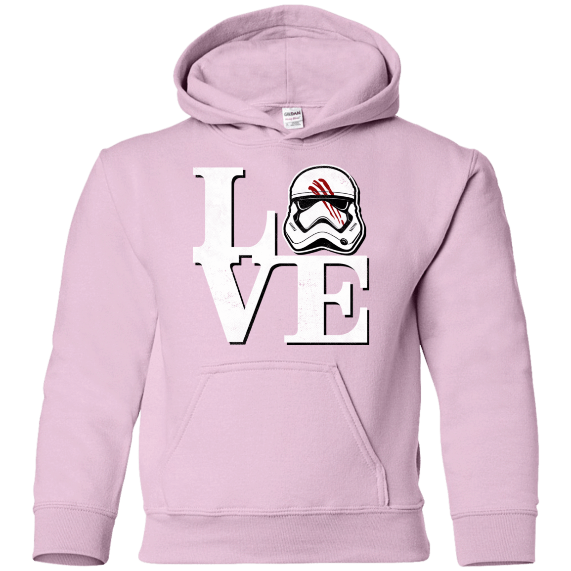 Sweatshirts Light Pink / YS Eight Seven Love Youth Hoodie