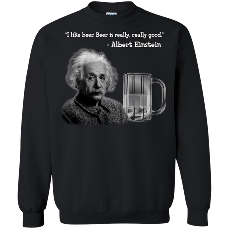 Sweatshirts Black / Small Einstein Crewneck Sweatshirt