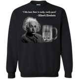 Sweatshirts Black / Small Einstein Crewneck Sweatshirt