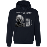 Sweatshirts Navy / Small Einstein Premium Fleece Hoodie