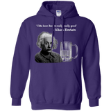 Sweatshirts Purple / Small Einstein Pullover Hoodie
