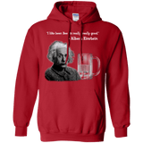 Sweatshirts Red / Small Einstein Pullover Hoodie